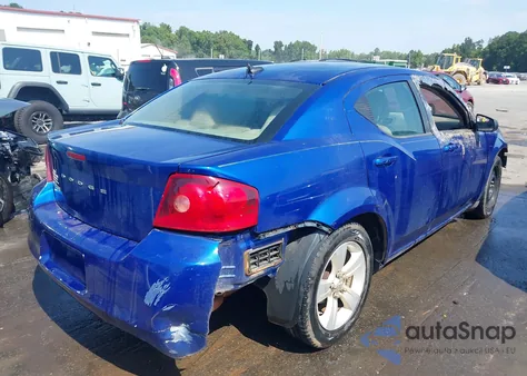 2014 Dodge Avenger Se z USA, uszkodzony, nr VIN 1C3CDZAB4EN154263